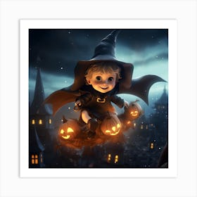 Halloween Collection By Csaba Fikker 12 Art Print