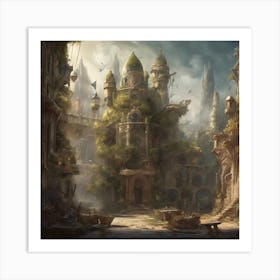 Fantasy City 36 Art Print