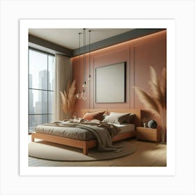 Modern Bedroom 1 Art Print