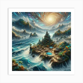 Island In The Sky Art Print