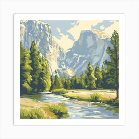 Yosemite Valley 4 Art Print