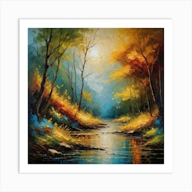 Autumn In The Forest 2 Art Print