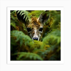 Fawn In The Forest Art Print