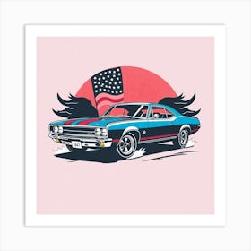 American Car 2 Art Print