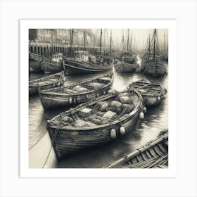 Fishing Boats Art Print