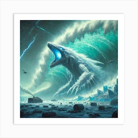 Glacius Tidal Wave Art Print