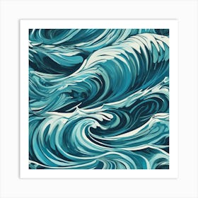 Ocean Waves 20 Art Print