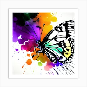 Butterfly - Butterfly Stock Videos & Royalty-Free Footage 1 Art Print