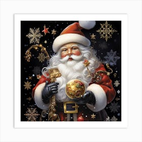 Santa Claus Art Print