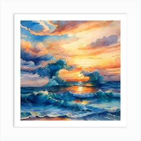 Heart Of The Ocean 1 Art Print