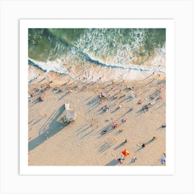 Summer Beach View Art Print