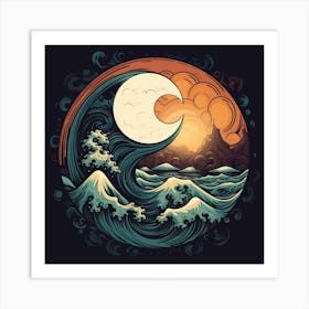 Asian Art Art Print