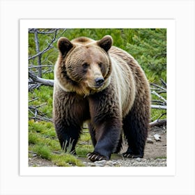 Grizzly Bear 14 Art Print