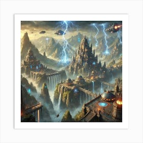 Thunder Provinces Art Print