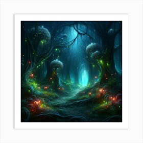 Fantasy Forest 7 Art Print