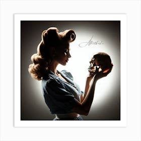 Afteяtaste pin-up Art Print