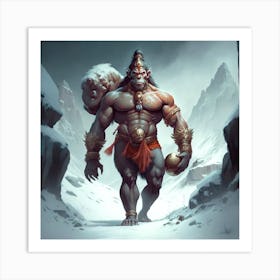 Lord Hanuman 1 Art Print