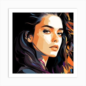 Portrait Of A Woman Art Print