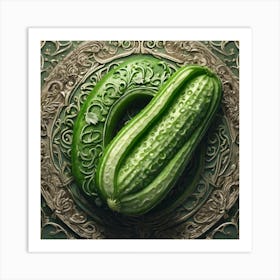 Russian Cucumbers Art Print