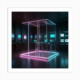 Futuristic Museum Art Print