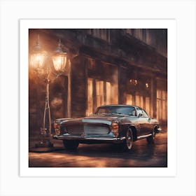 Mercedes-Benz Sl Art Print