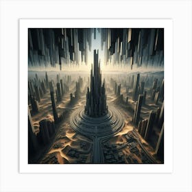 Futuristic City Art Print