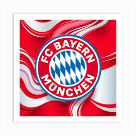 FC Bayern München Logo Wall Art 5 Art Print