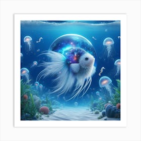 Betta Fish 1 Art Print