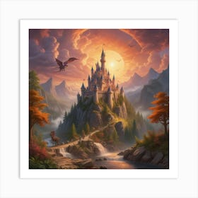 Castle In The Sky 9 Art Print