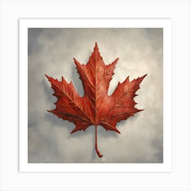 Canadian Maple Leaf Art Print