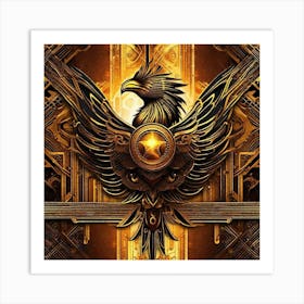 Golden Eagle 3 Art Print