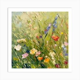 Summer's Fragrant Canvas 2 Art Print