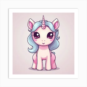 Cute Unicorn 234 Art Print