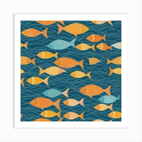 Fishes In The Sea 4 Art Print