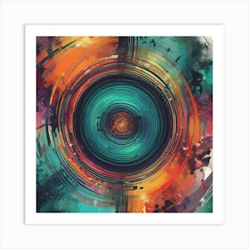 Abstract Abstract Painting 3 Art Print