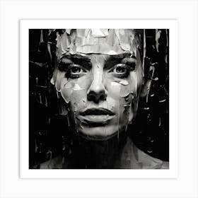 Face Of A Woman Art Print