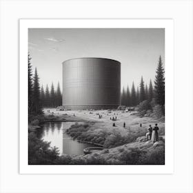 'Water Tower' Art Print