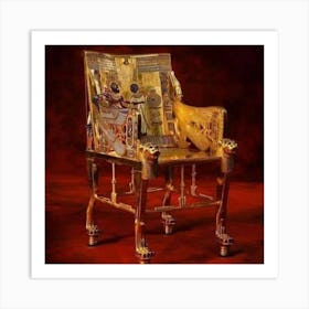 Pharaonic chair Art Print