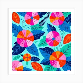 Floral Pattern 13 Art Print