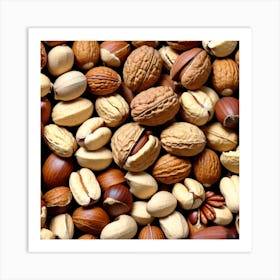 Nuts And Seeds 9 Art Print
