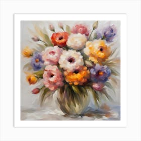 Flowers In A Vase 5 Art Print