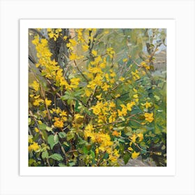 Forsythia 5 Art Print