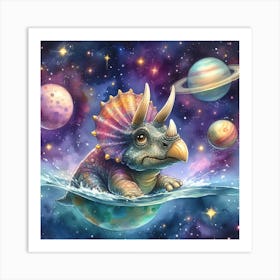 Triceratops 1 Art Print