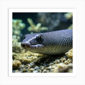 Eel fish Art Print