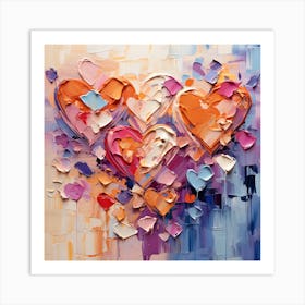 Heart Painting 1 Art Print