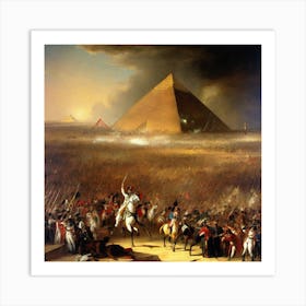 Pyramids Of Giza 2 Art Print