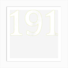 Number 191 T Shirt Art Print