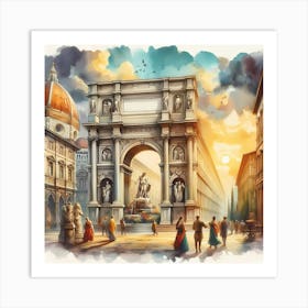 Arch Of Tuscany Art Print