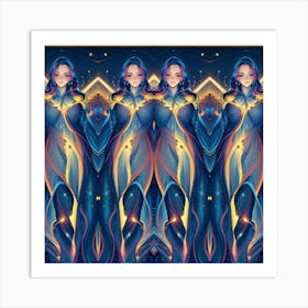 Ethereal Woman of Peace Art Print