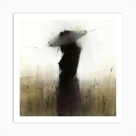 Woman With Umbrella Art Print